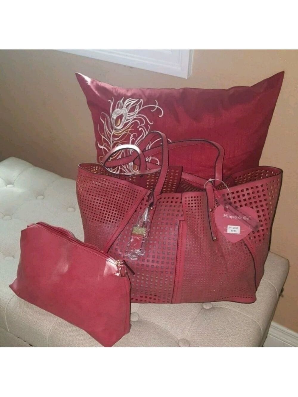 Rimen & Co 2 Pieces Womens Fashion Tote Bag